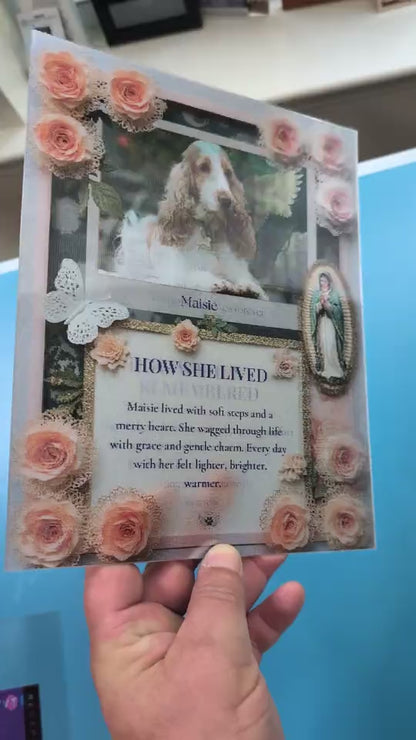 Pet Memorial Portrait